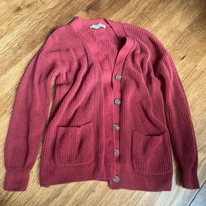Maroon Women’s cardigan size medium from Loft